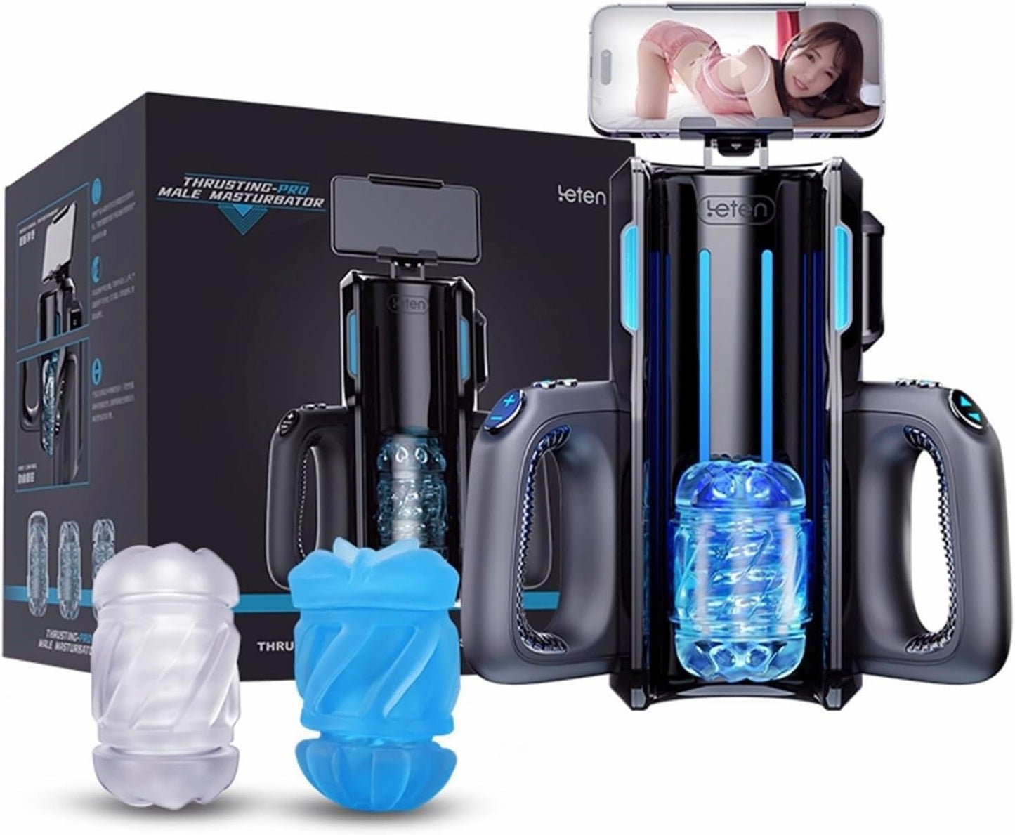Thrusting High-Speed Motor Automatic Men Sex Toys with Handle