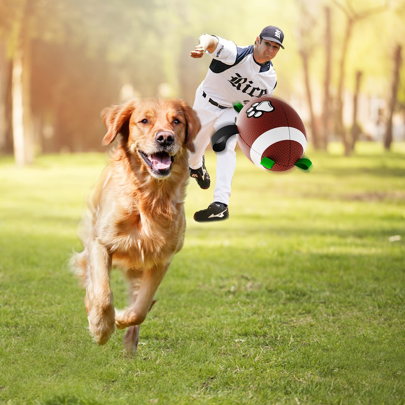 Large/Small Size Options for All Breed Dogs, Indoor/Outdoor -like Ball for Puppies & Adult Pets