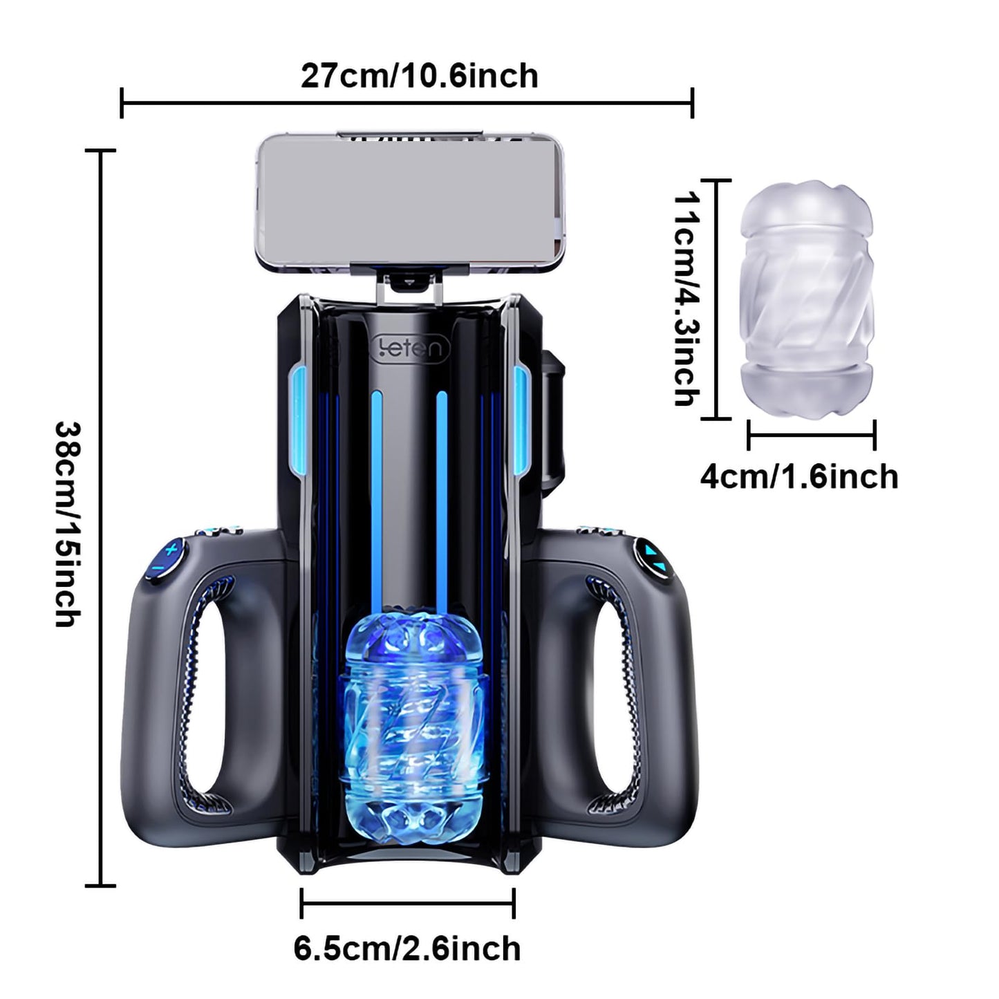 Thrusting High-Speed Motor Automatic Men Sex Toys with Handle