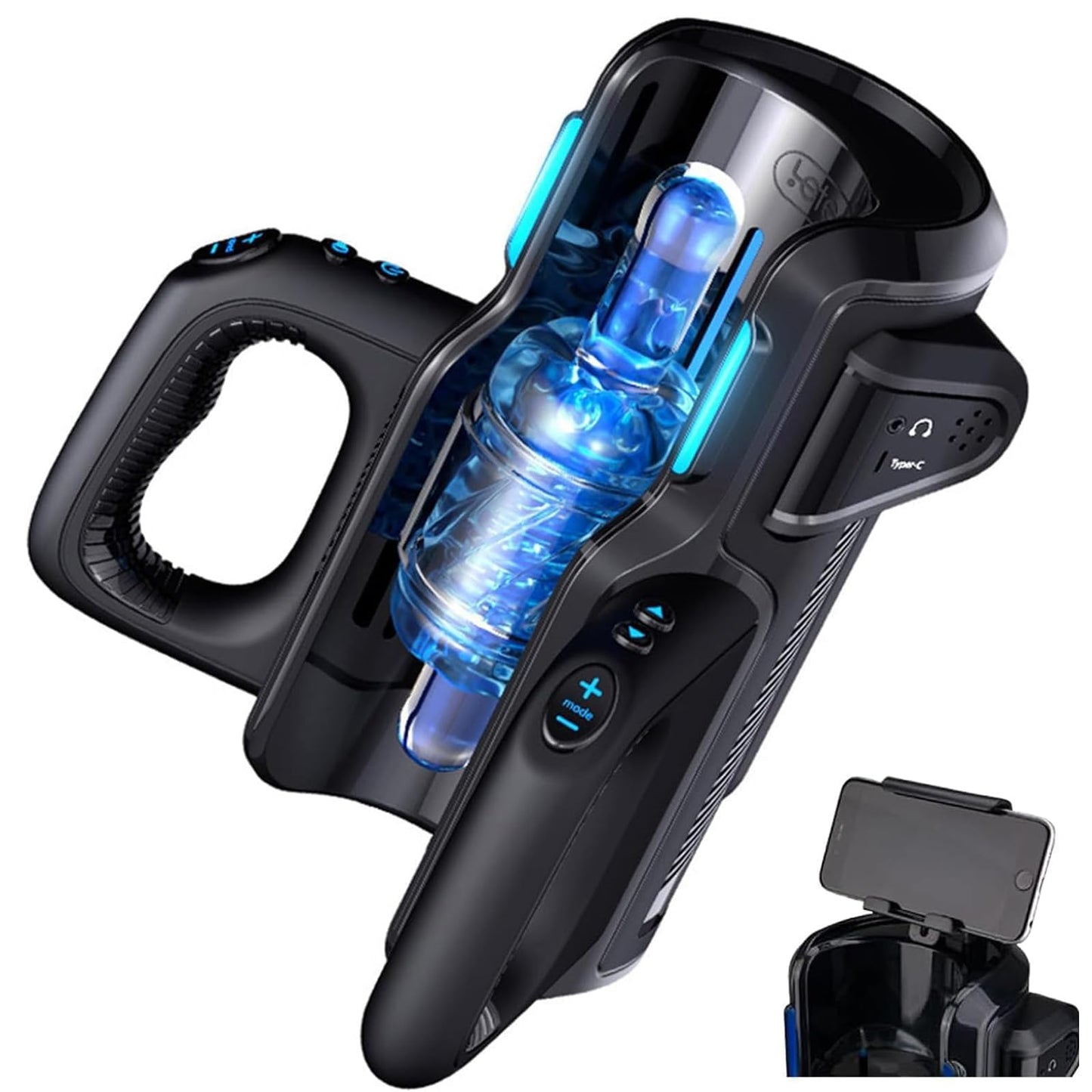 Thrusting High-Speed Motor Automatic Men Sex Toys with Handle