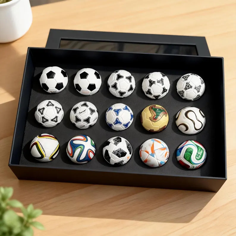 ⚽ 1970–2026 World Cup Official Match Ball Mini Collection